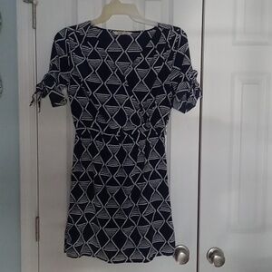 Old Navy Navy and White Mini Dress